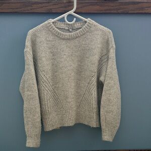 Madewell Heathered Gray Crew Neck Sweater
